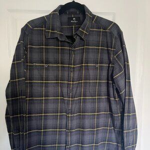 Wind River Black and Yellow Flannel Shirt